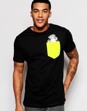 Cheats & Thieves Pocket T-shirt Money Bags - Black