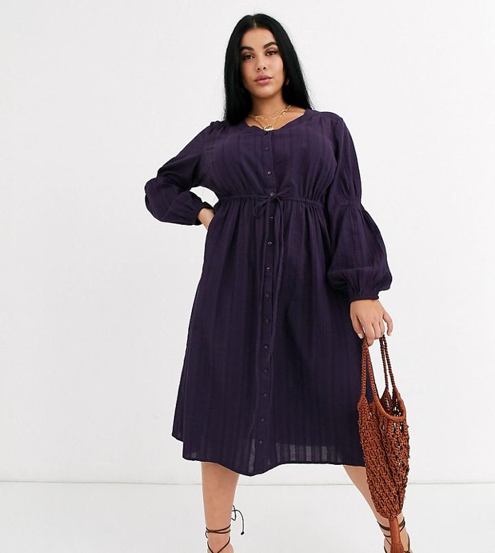 Junarose Gathered Waist Dress-grey