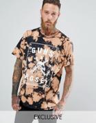 Reclaimed Vintage Inspired Oversized T-shirt With Guns N Roses Print - Black