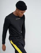 Night Addict Embroidered Logo T-shirt - Black