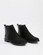 Lipsy Flat Ankle Chelsea Boot - Black