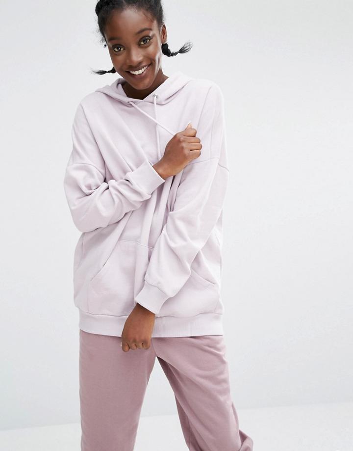 Monki Oversized Hoody - Purple
