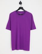 New Look Oversized T-shirt In Bright Purple