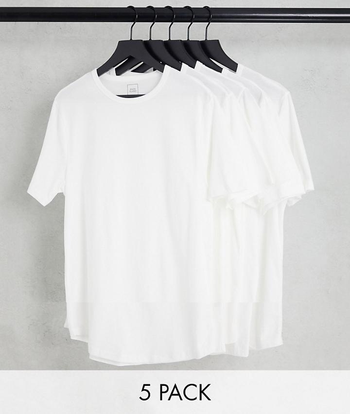 River Island 5-pack T-shirts In White