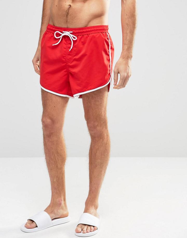 Jack & Jones Swim Shorts Runner - Red