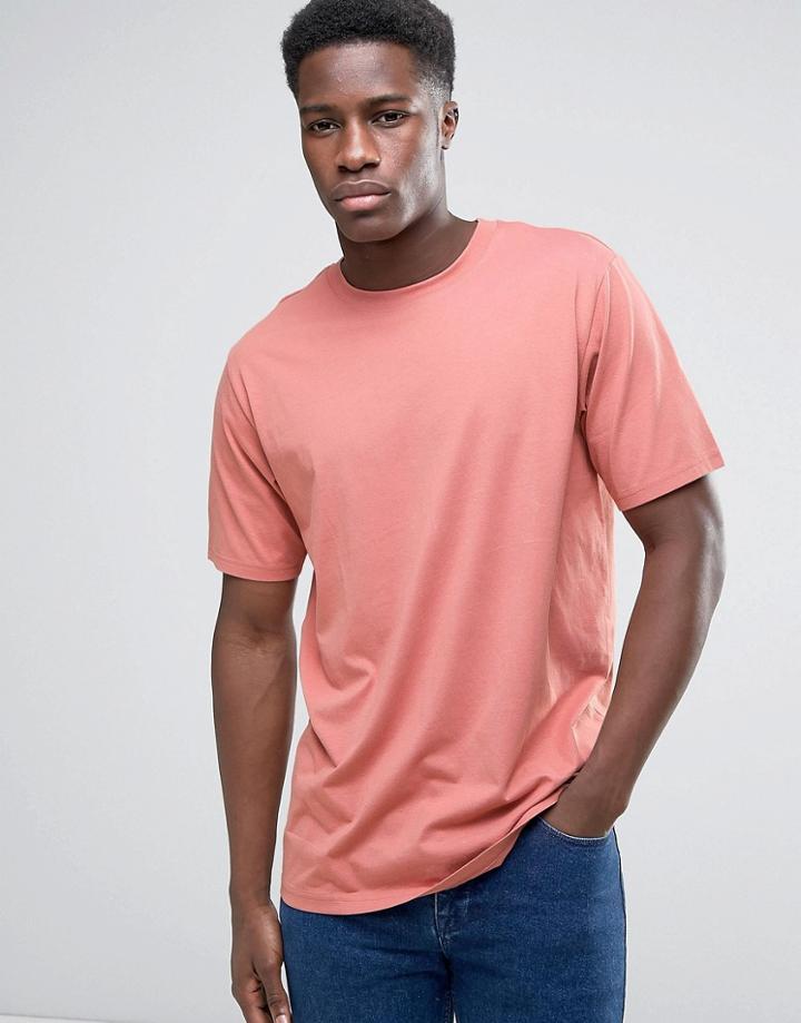 Weekday Frank T-shirt - Pink