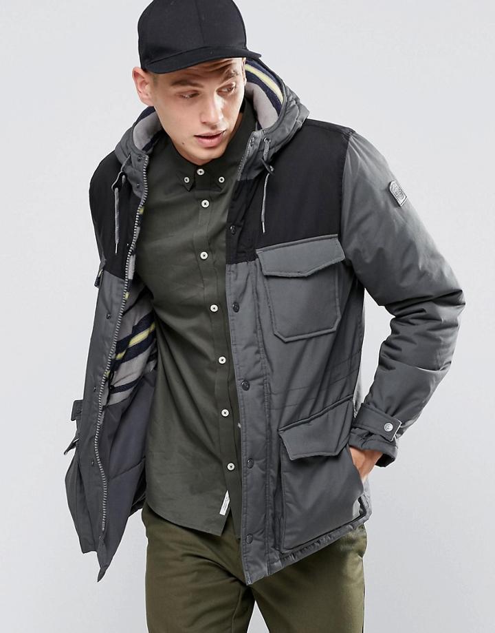 Element Hemlock 2 Tone Parka Stone Gray - Gray
