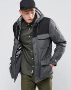 Element Hemlock 2 Tone Parka Stone Gray - Gray