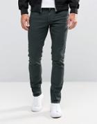 New Look 5 Pocket Skinny Jeans In Green - Green