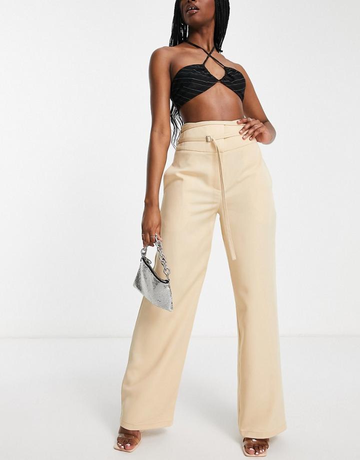 4th & Reckless Tailored Pants In Yellow - Part Of A Set