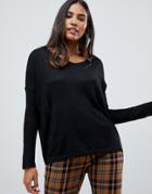 Noisy May Becca Loose Knit Sweater - Black