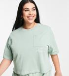 Nike Plus Swoosh Oversized T-shirt In Green