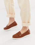 Miss Kg Flatform Loafer - Tan
