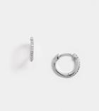 Kingsley Ryan Exclusive 10mm Cubic Zirconia Hoop Earrings In Sterling Silver
