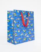 Paperchase Holidays Sharks Large Gift Bag Decoration - Multi