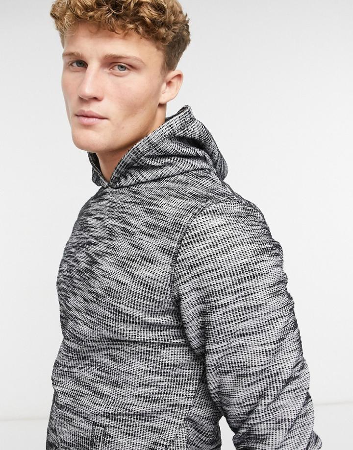 River Island Hoody In Gray-grey