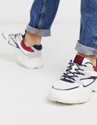 Jack & Jones Sneakers With Chunky Sole And Contrast Panels-white