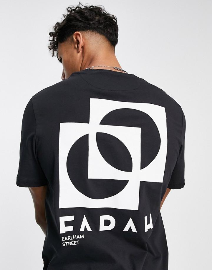Farah Heads Graphic T-shirt In Black