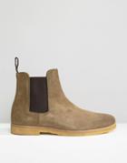 Religion Suede Chelsea Boots - Green