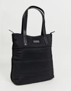 Consigned Padded Shopper Bag - Black