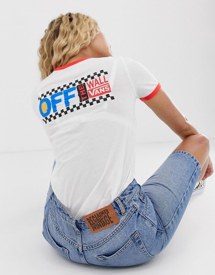 Vans Avenue Ringer White T-shirt