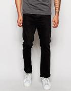 Asos Relaxed Jeans In Black - Black