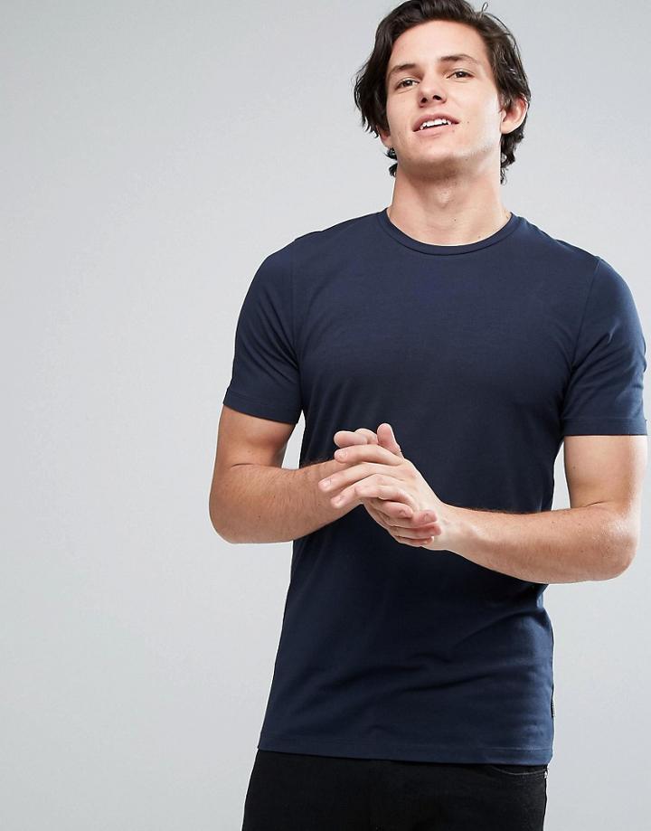 Jack & Jones Core Muscle Fit T-shirt - Navy