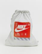 Nike Air Gray 90s Drawstring Bag