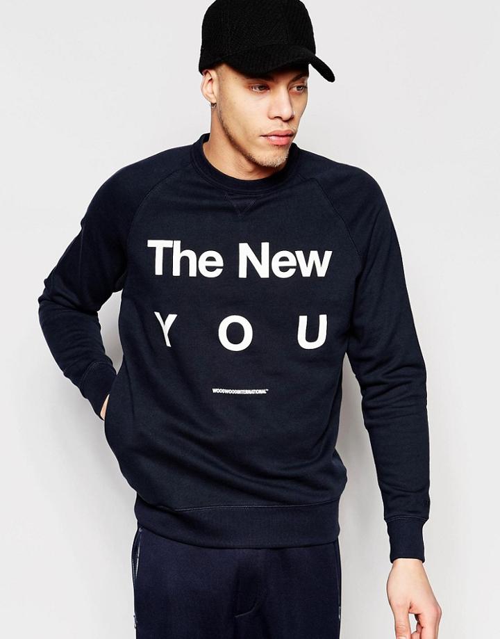 Wood Wood Hester Sweatshirt New You - Blue