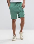 Another Influence Distressed Jersey Shorts - Green