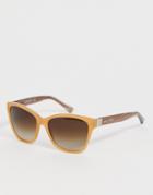 Emporio Armani Square Sunglasses In Opal Honey-multi