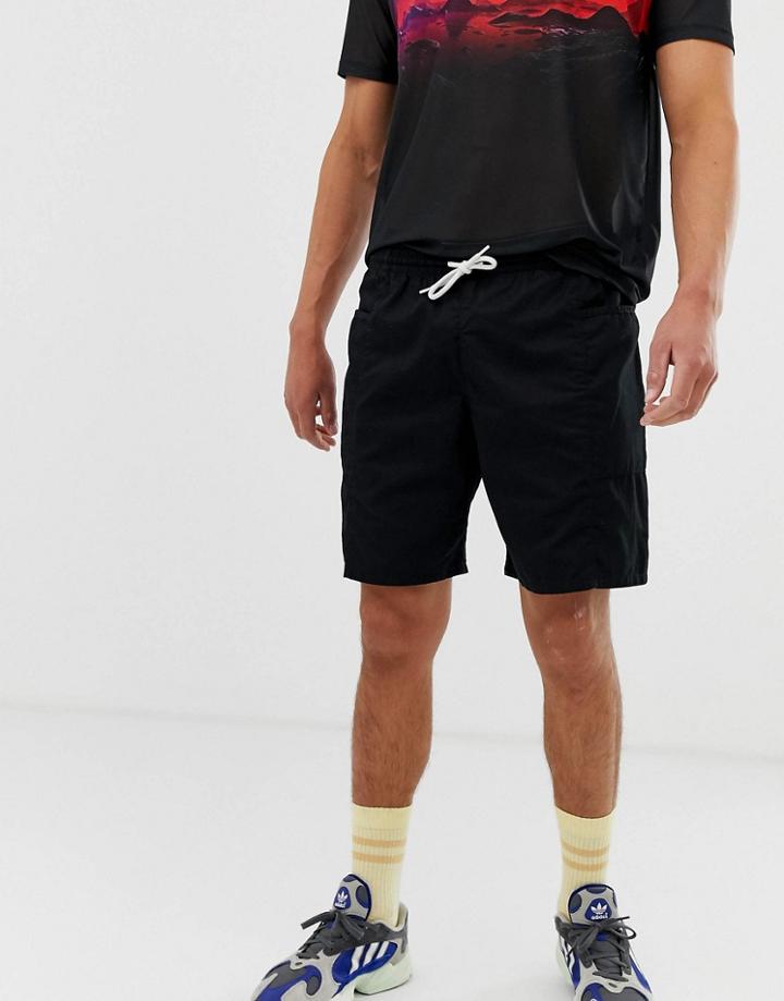 Weekday Adam Shorts In Black