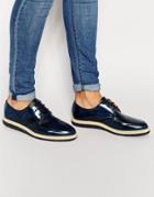 Kurt Geiger Angus Derby Shoes - Navy