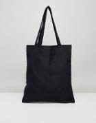 Asos Design Tote Bag In Black - Black