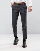 Burton Menswear Slim Suit Pants - Gray