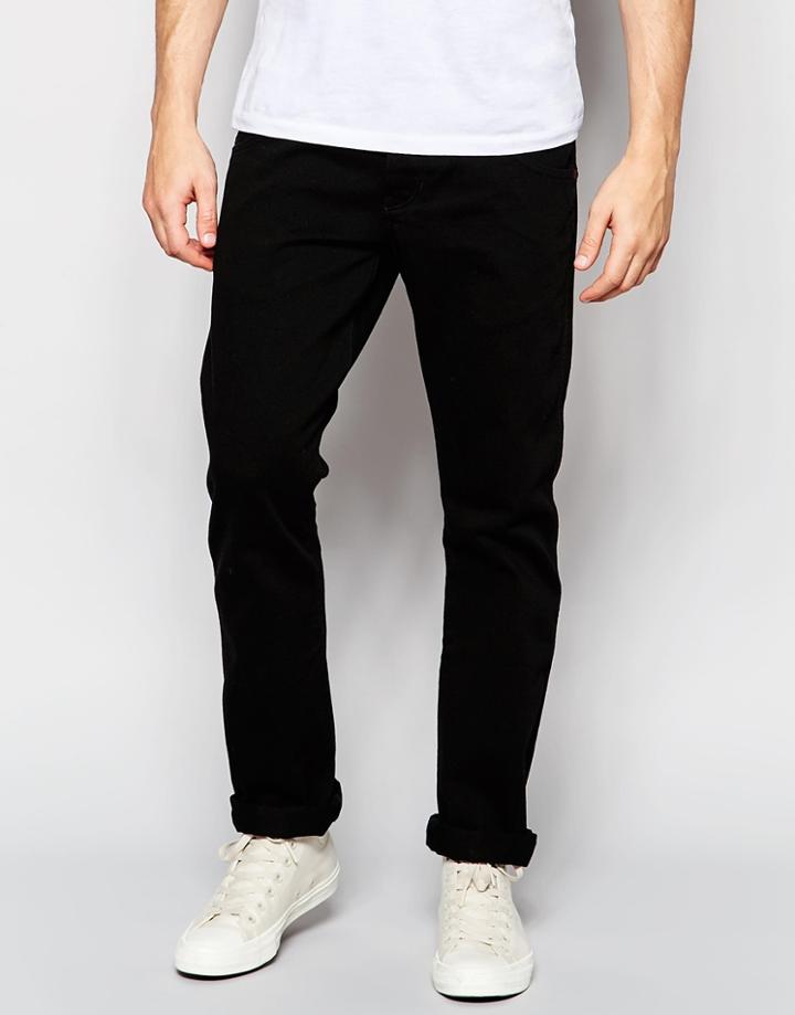 Wrangler Spencer Slim Fit Jean Black Wash - Black