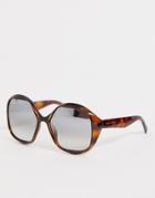 Marc Jacobs Oversized Sunglasses In Tort - Brown