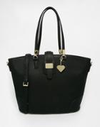 Marc B Structured Shopper Bag In Black - Black