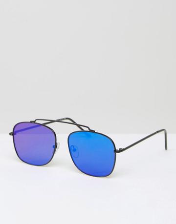 Spitfire Square Sunglasses - Black