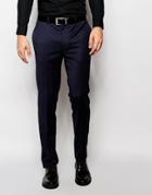 Asos Skinny Tuxedo Pants - Navy