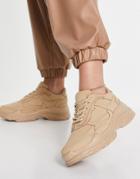 Public Desire Blend Sneakers In Beige Drench-neutral