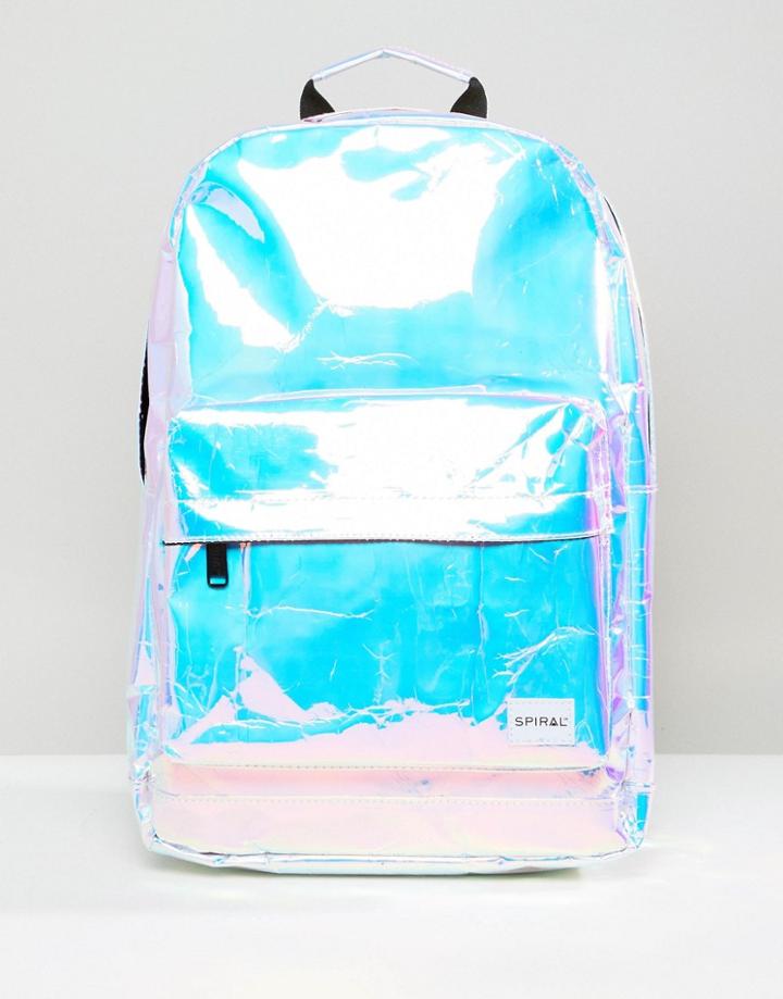 Spiral Holographic Backpack - Multi