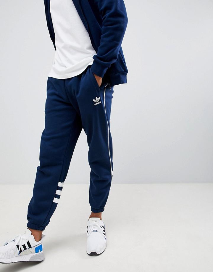 Adidas Originals Authentic Joggers In Navy Dh3858 - Navy