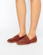 Vero Moda Leather Soft Loafer - Tan