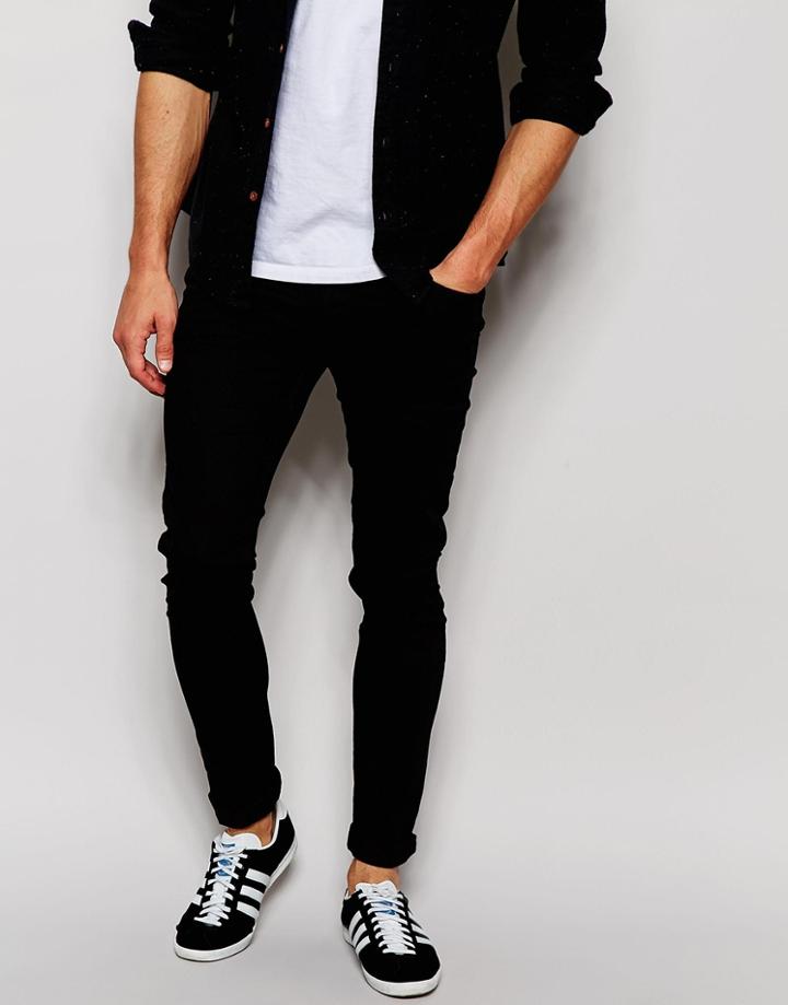Asos Extreme Super Skinny Jeans - Black