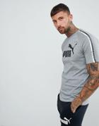 Puma Taping T-shirt In Gray 85258903 - Gray