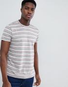 Esprit Multi Stripe T-shirt In Gray - Gray