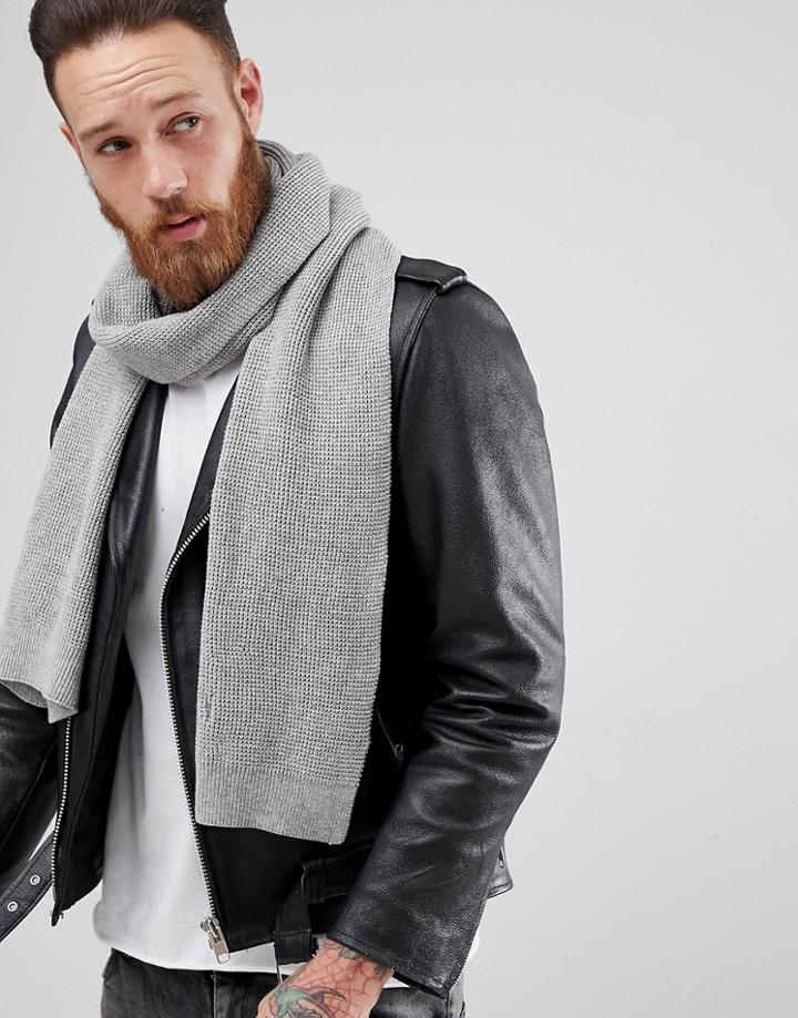 Allsaints Trias Scarf - Gray