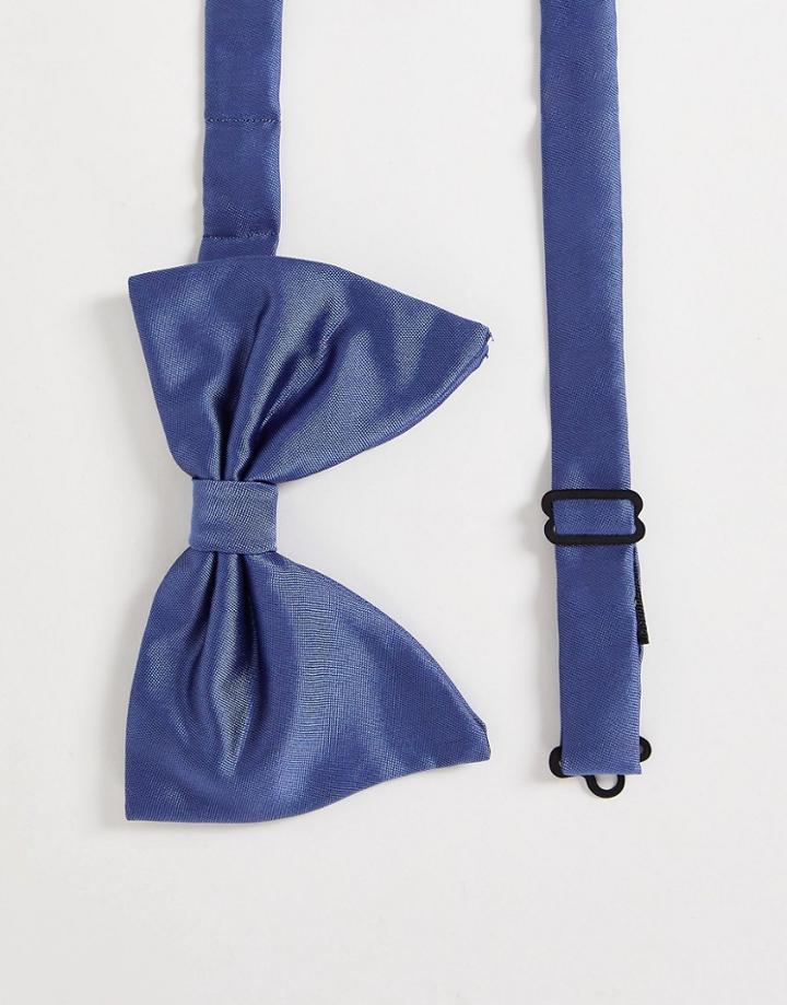 Devils Advocate Angel Wing Bow Tie In Blue