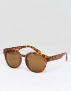 Jeepers Peepers Square Sunglasses - Brown